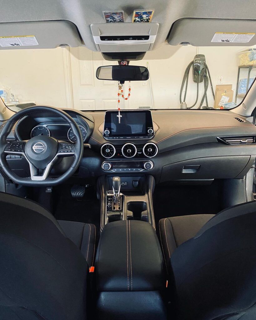 Premium Interior Detail on Nissan Sentra