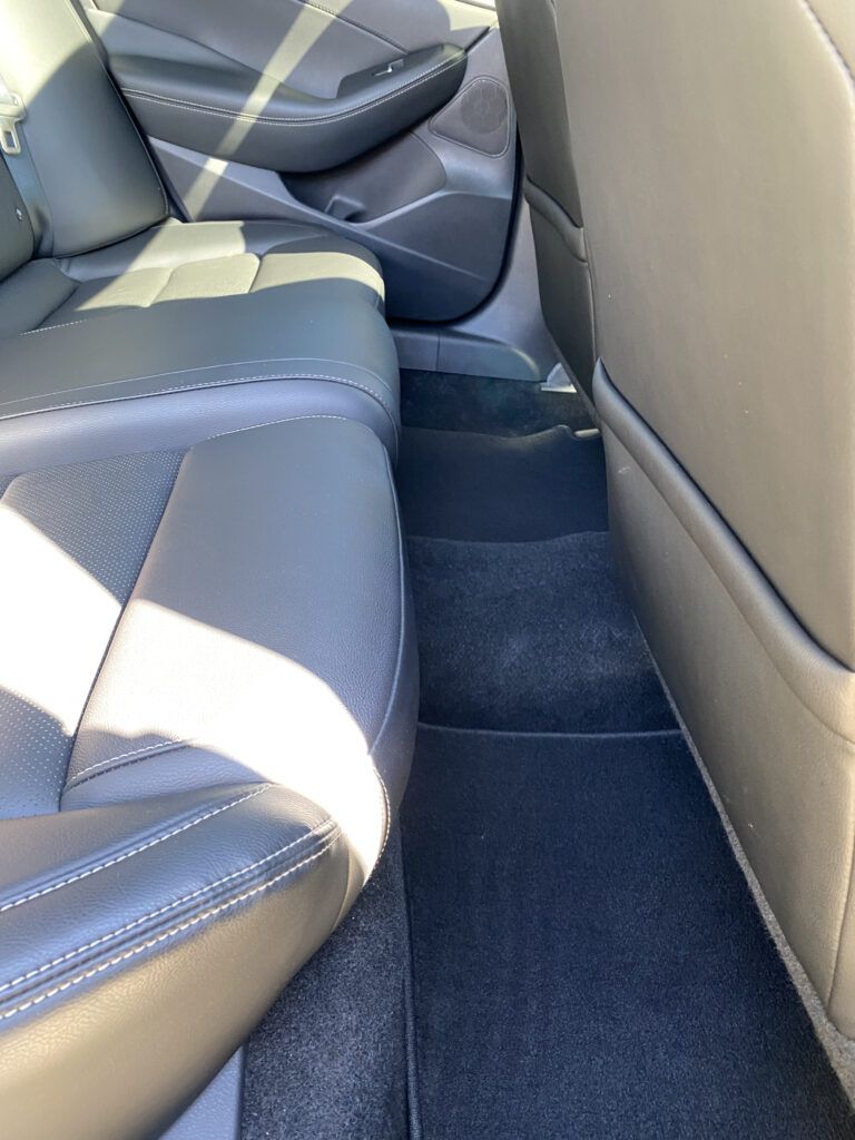 Rear Seat Detail on Nissan Maxima