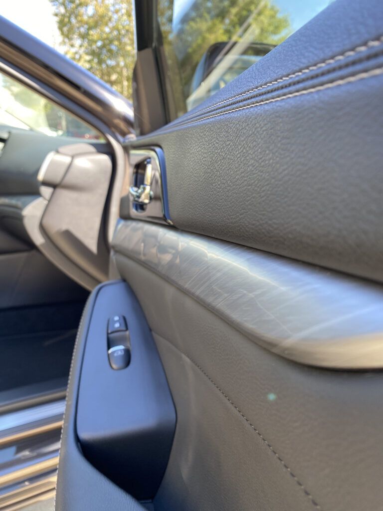 Detail on Door Panel of Nissan MAxima