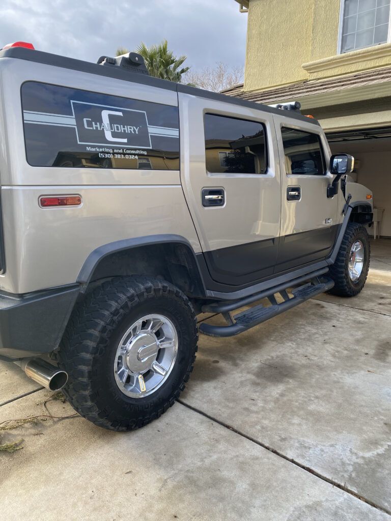 Wash and Seal on Hummer H2