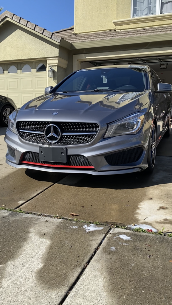 Paint Correction and Ceramic Coating on a Mercedes CLA250 Sport