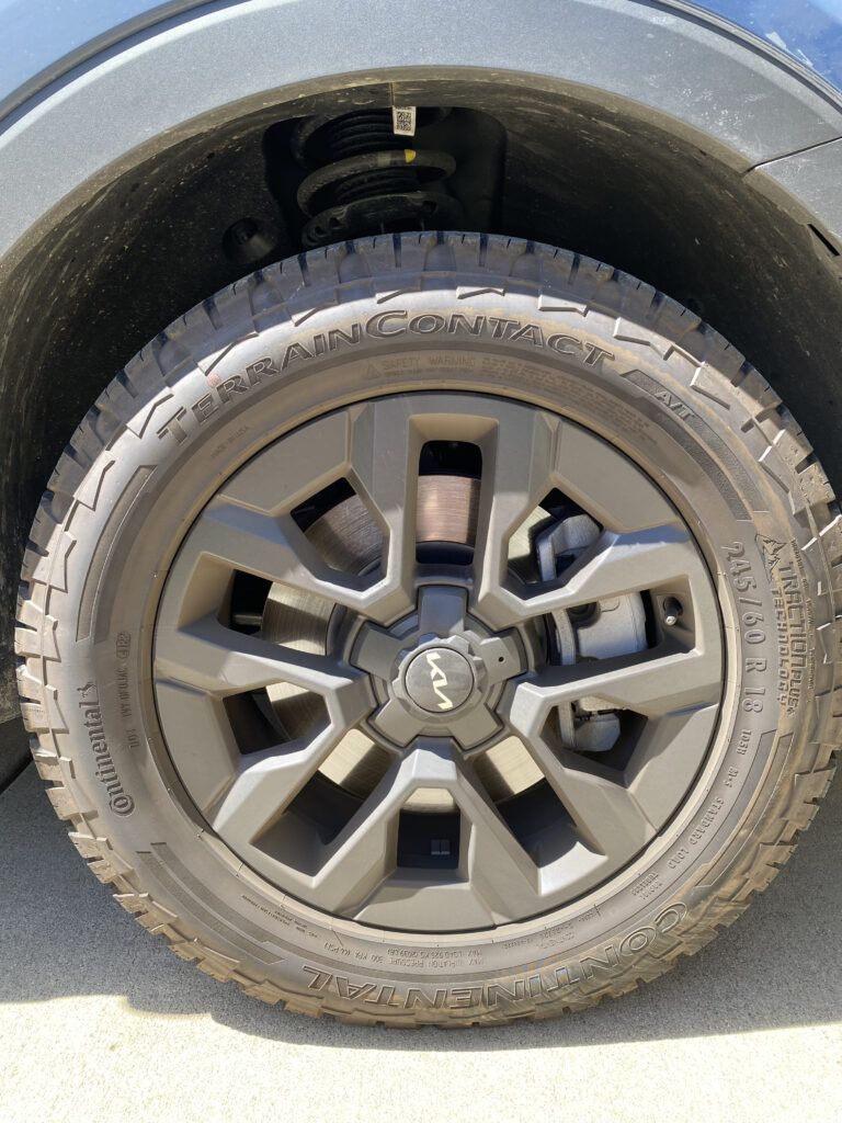 Dirty Wheel on Kia Telluride